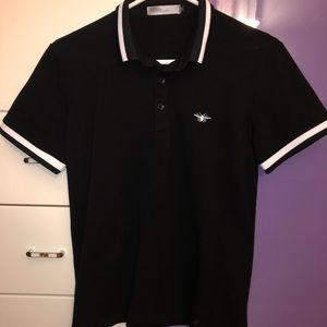 DIOR Embroider Bee Collar Shirt